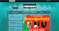Desktop Screenshot of hamptonjazzfestival.com