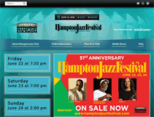 Tablet Screenshot of hamptonjazzfestival.com